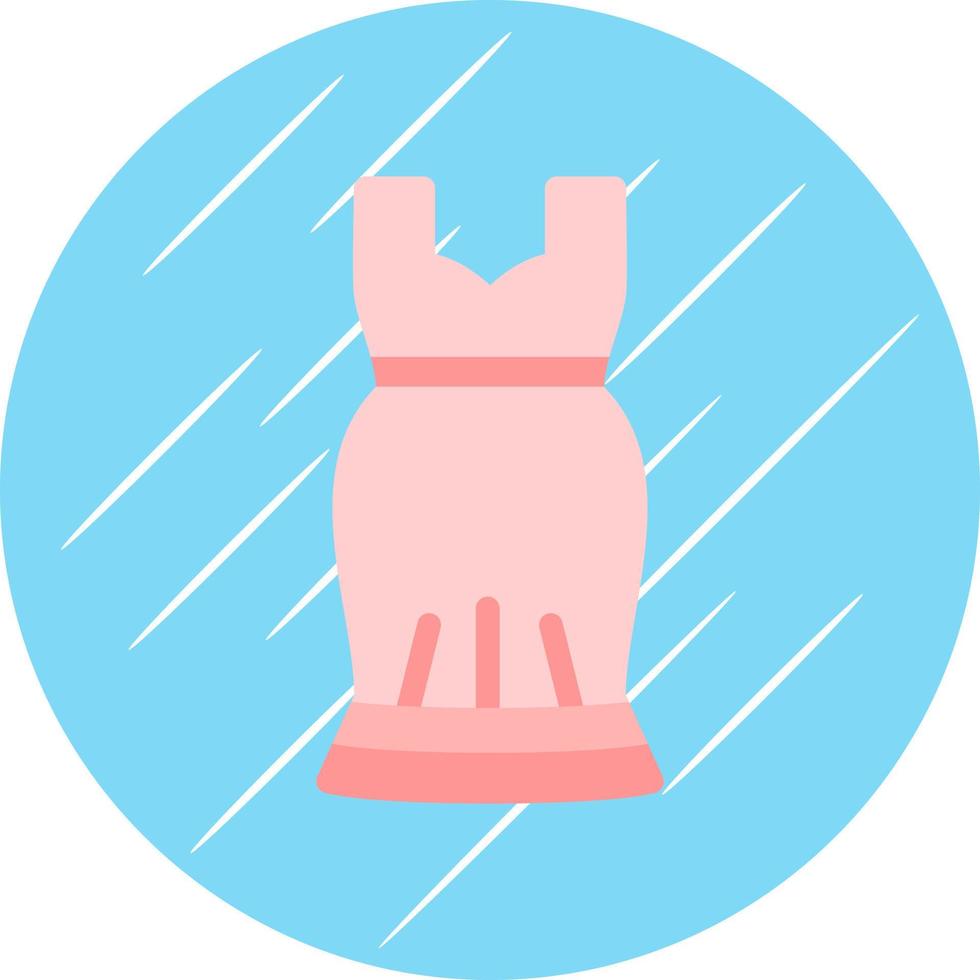 Cocktail Dress Vector Icon Design