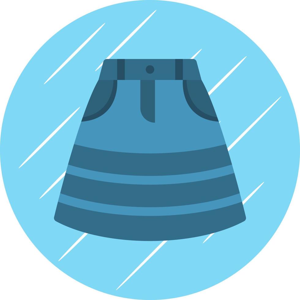 Skirt Vector Icon Design