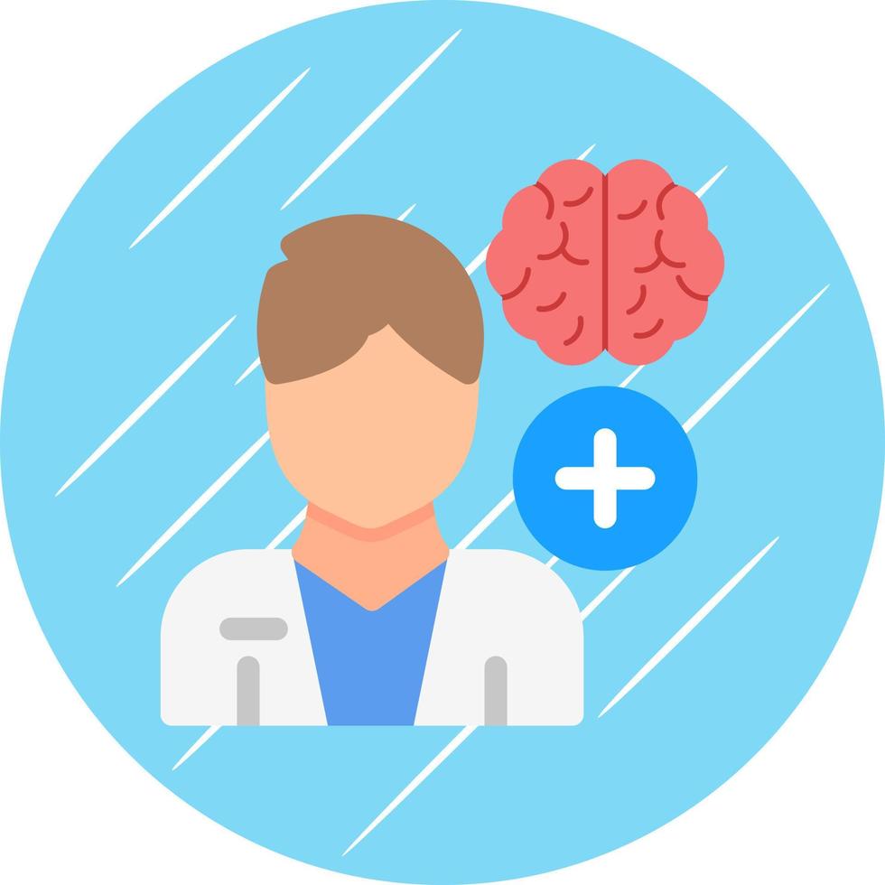 Psychiatrist Vector Icon Design