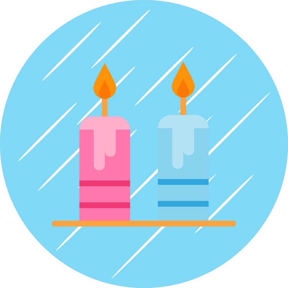 Candles Vector Icon Design