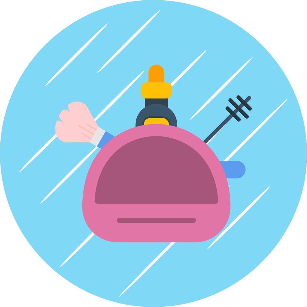 Cosmetic Bag Vector Icon Design