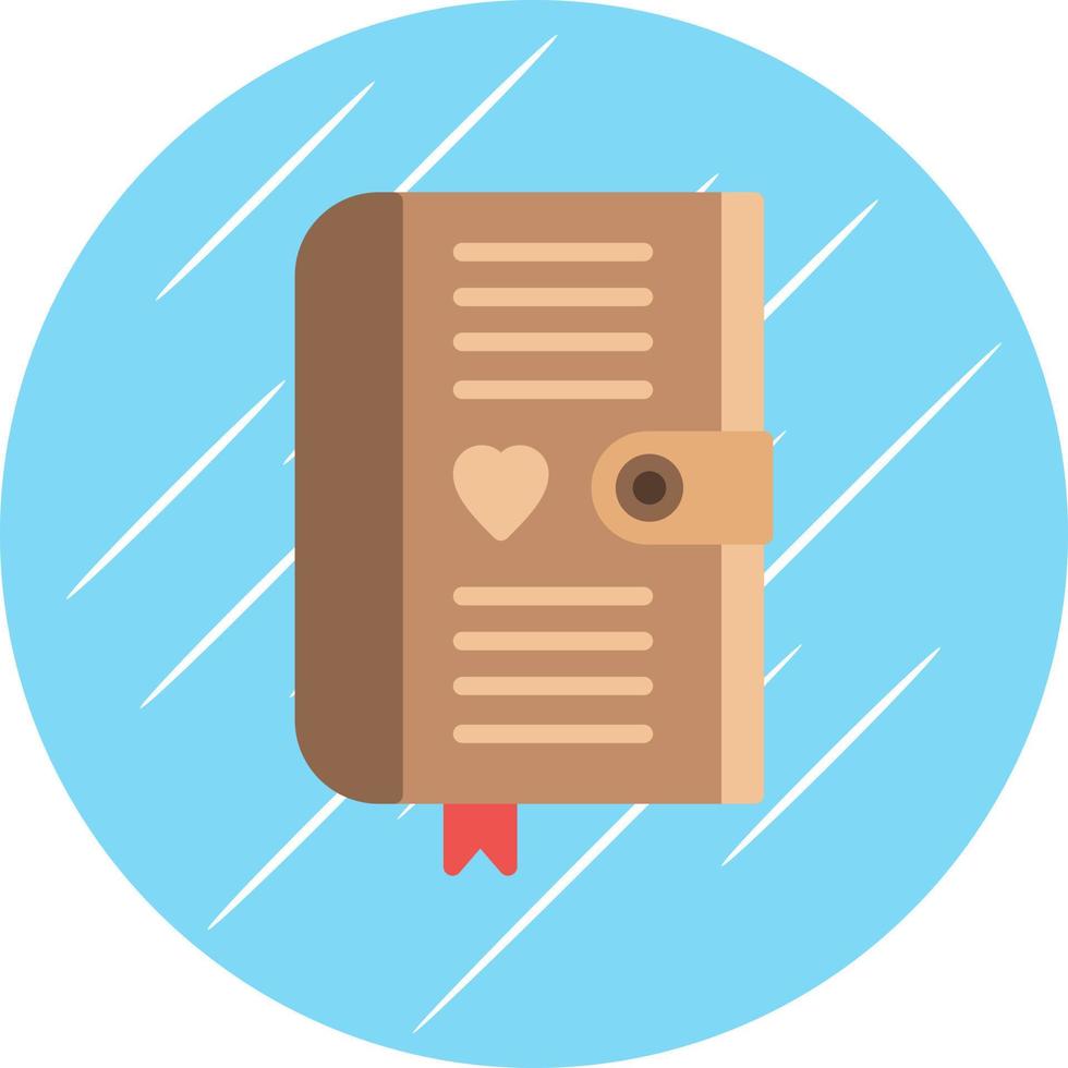 Diary Vector Icon Design