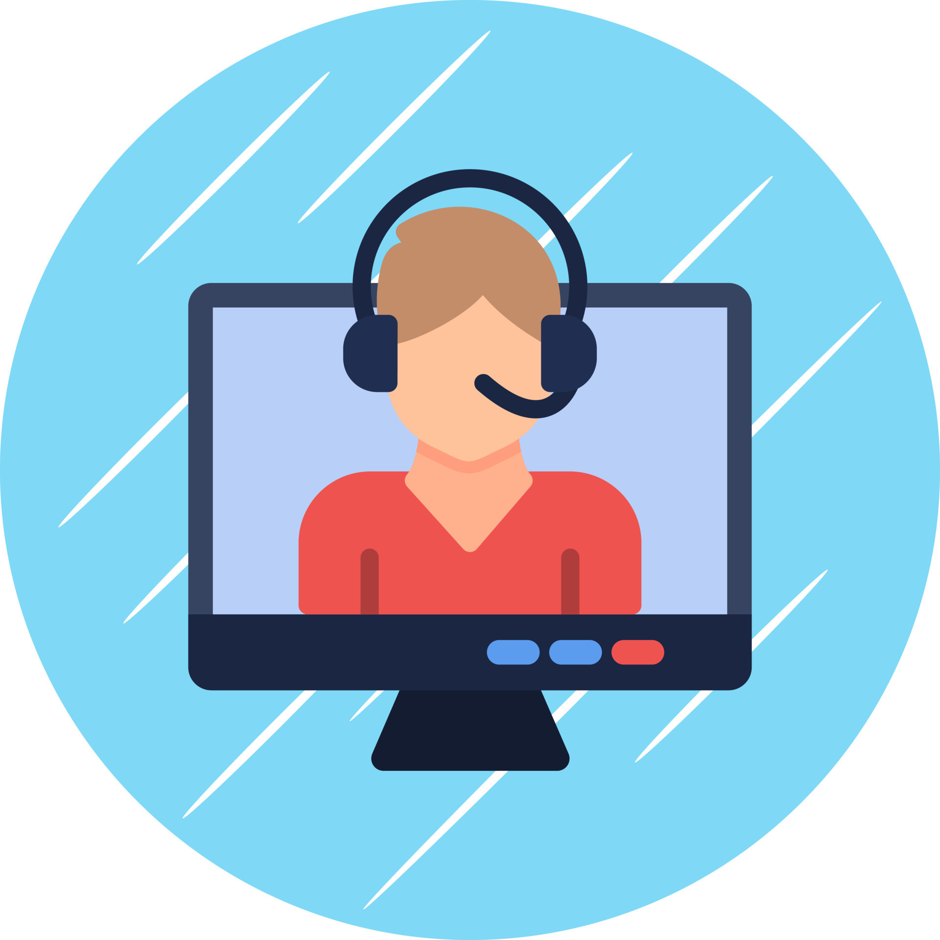 Online Service Vector Icon Design 21297653 Vector Art at Vecteezy