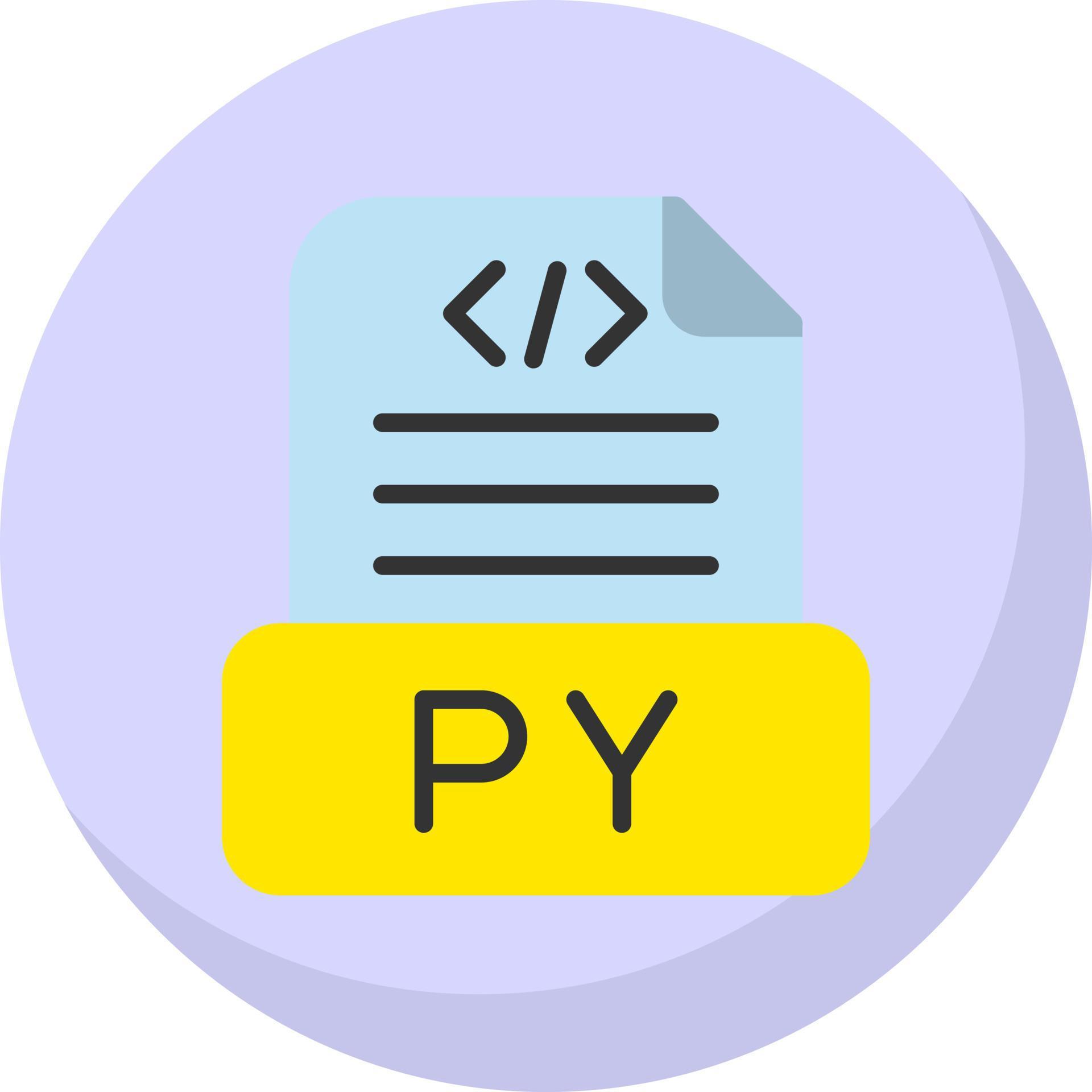 Python File Vector Icon Design 21297674 Vector Art at Vecteezy