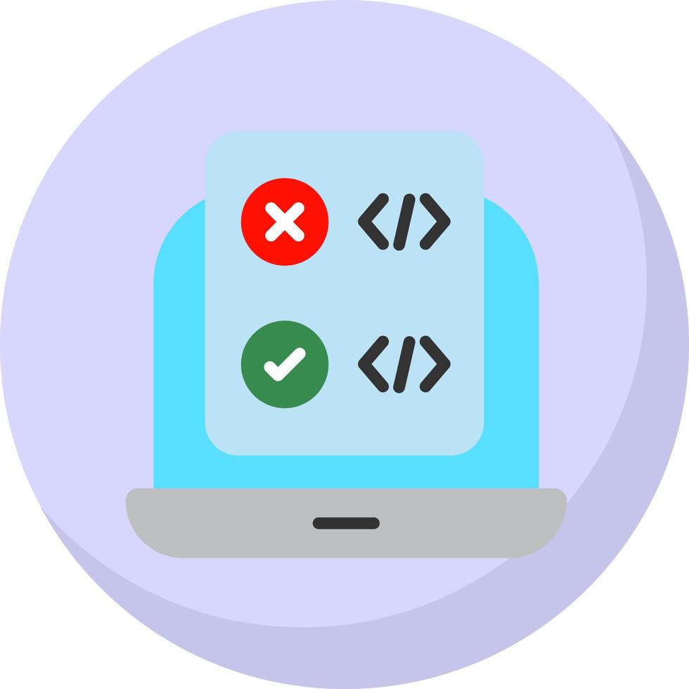 Code Correction Vector Icon Design