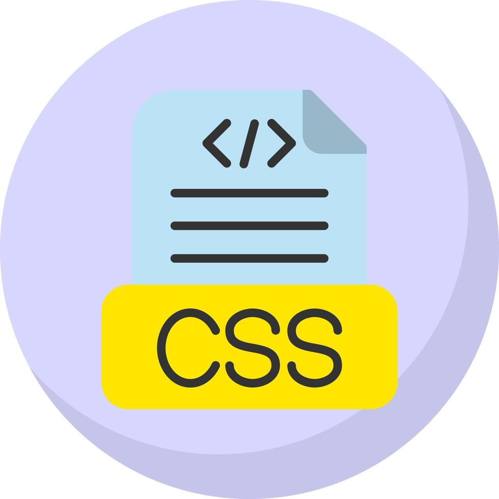 Css File Vector Icon Design