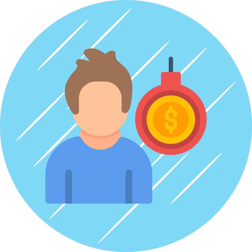 Debt Vector Icon Design