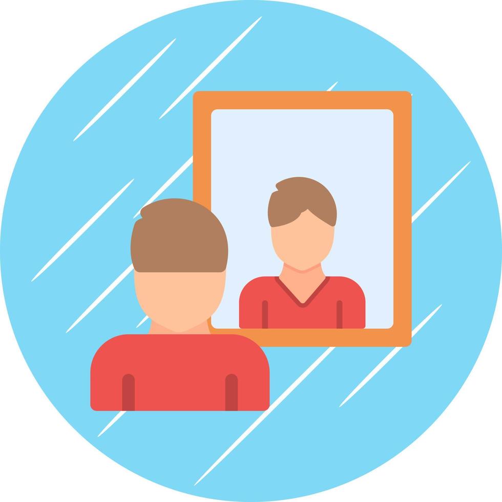 Narcissism Vector Icon Design