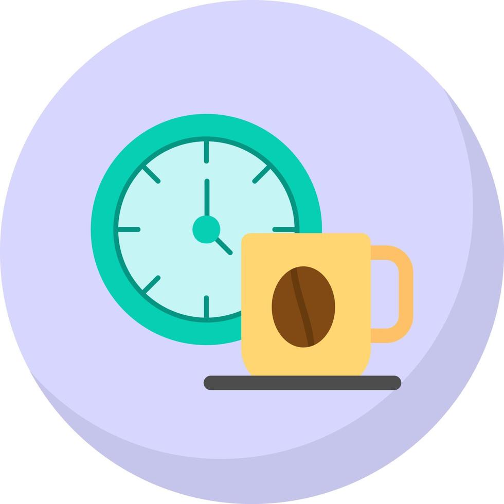 Coffee Time Vector Icon Design