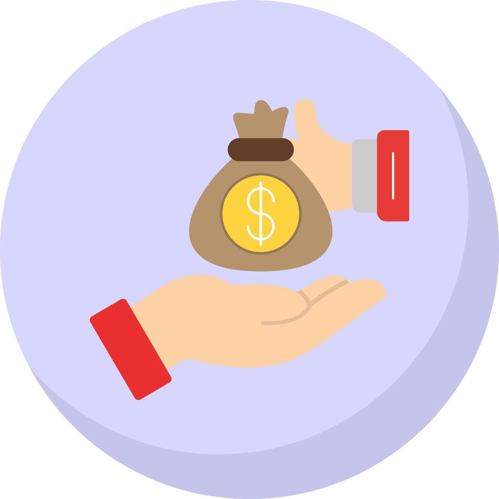 Financial Help Vector Icon Design