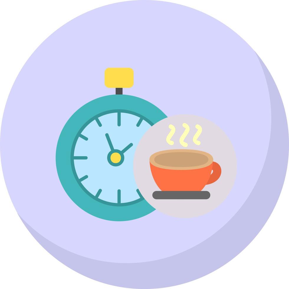 Tea Time Vector Icon Design