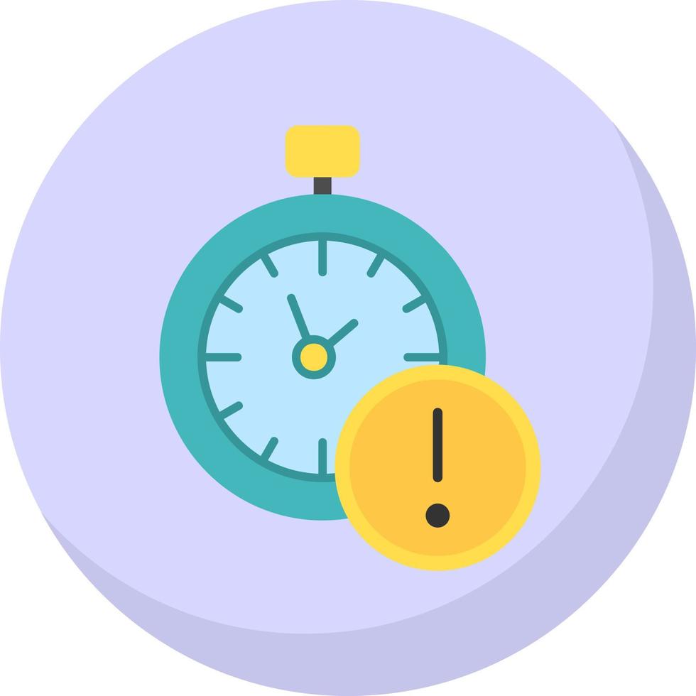 Time Alert Vector Icon Design