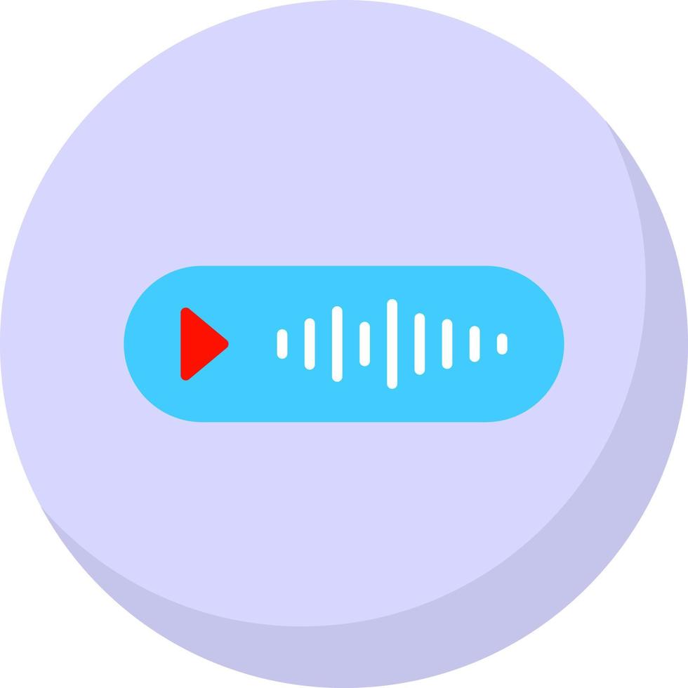 Voice Message Vector Icon Design