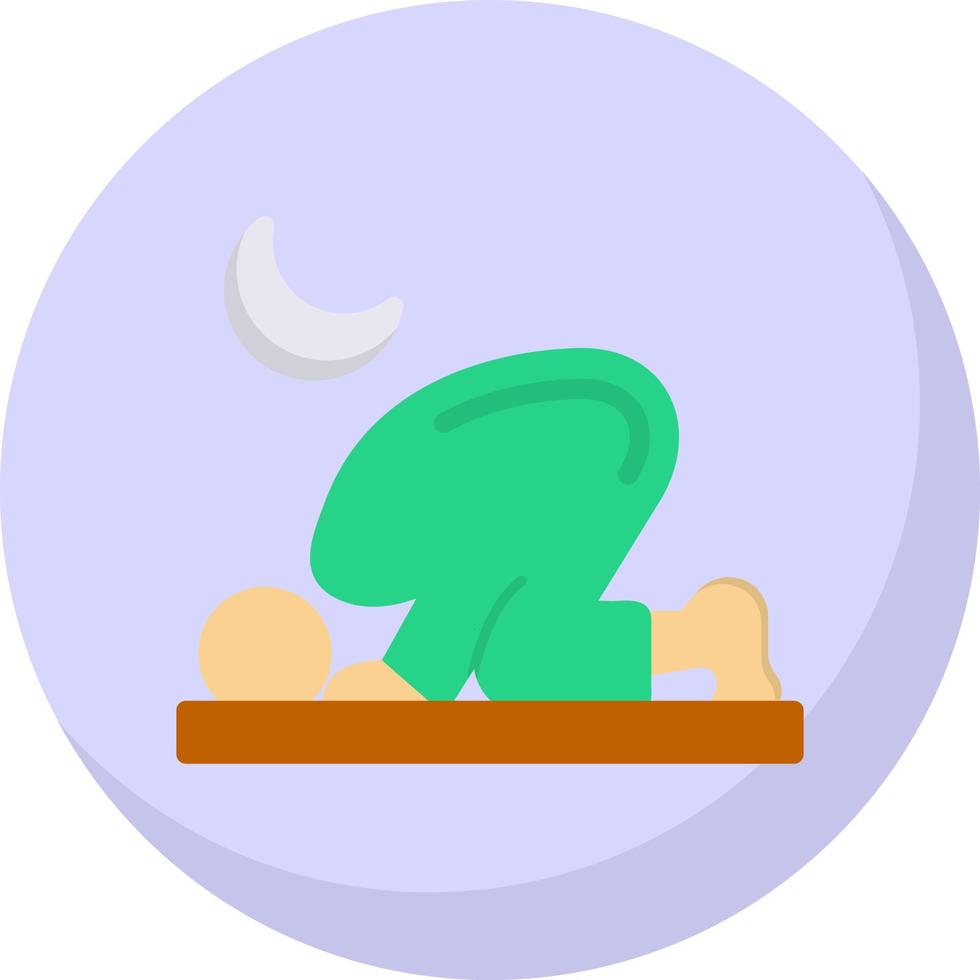 Praying Vector Icon Design