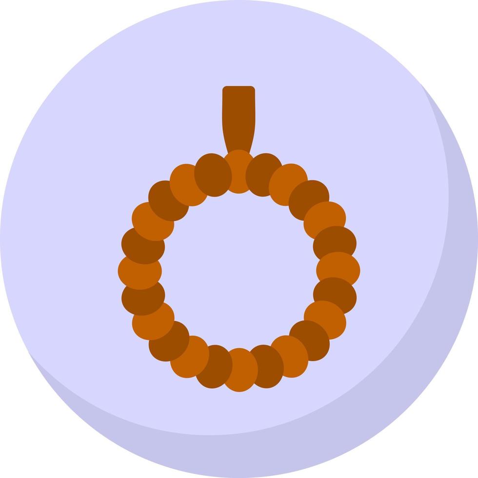 Praying Beads Vector Icon Design