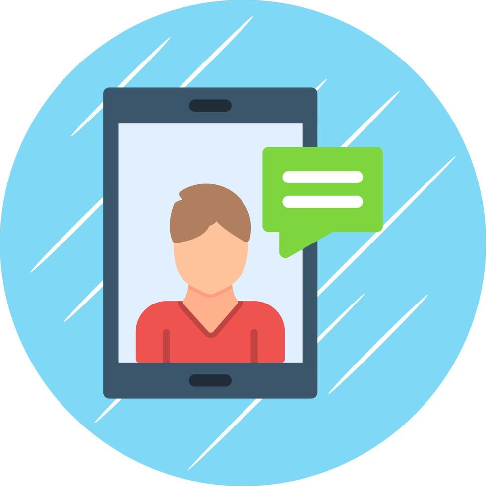 Online Counseling Vector Icon Design