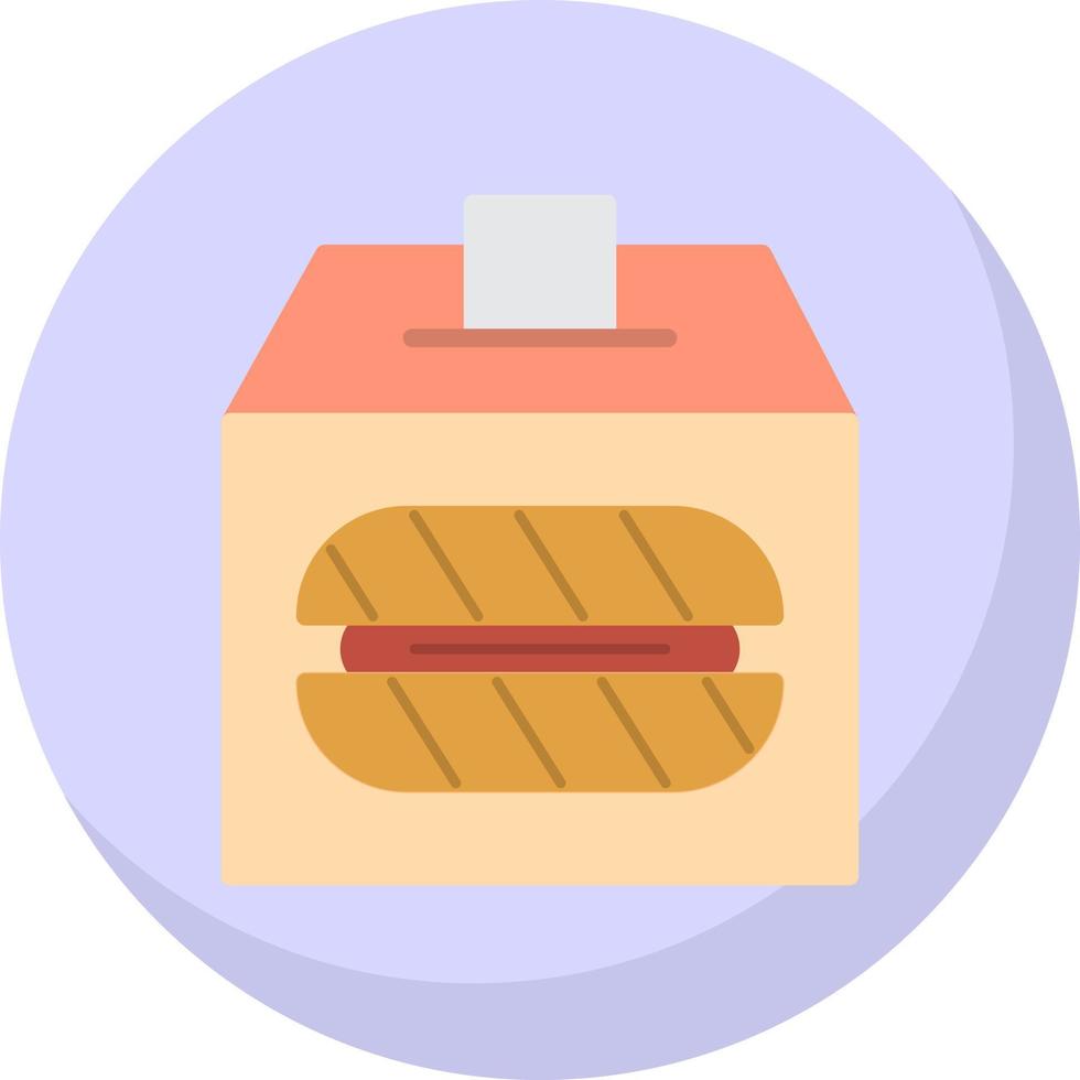 Bread Donation Vector Icon Design