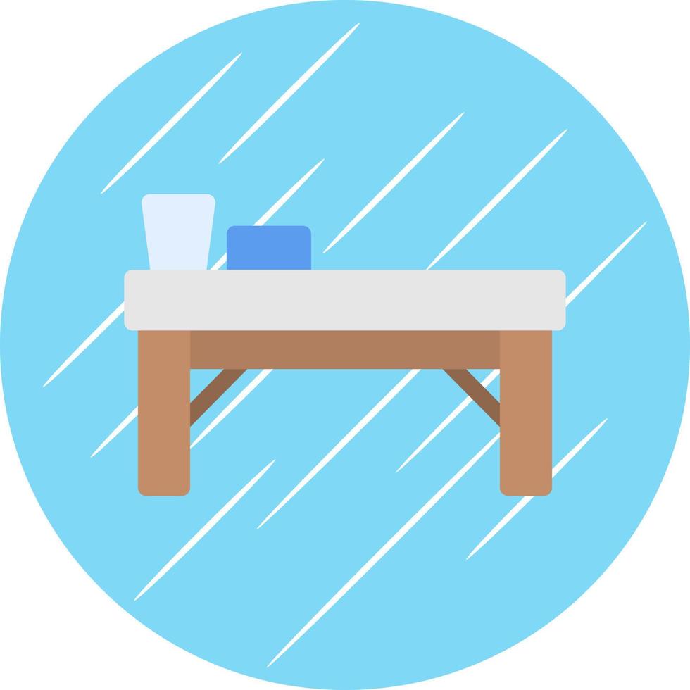 Spa Bed Vector Icon Design