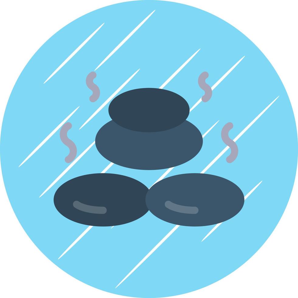 Hot Stone Vector Icon Design