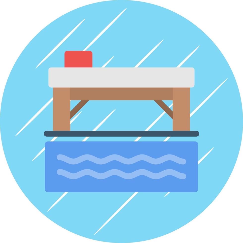 Massage Pool Vector Icon Design