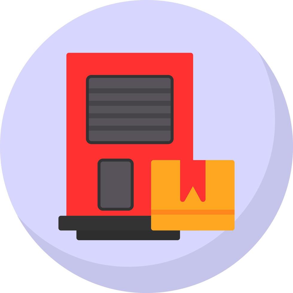 Door Delivery Vector Icon Design