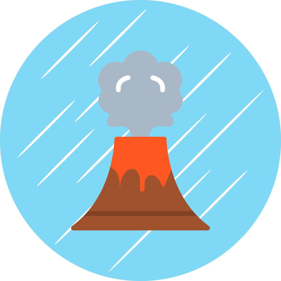 Volcano Vector Icon Design