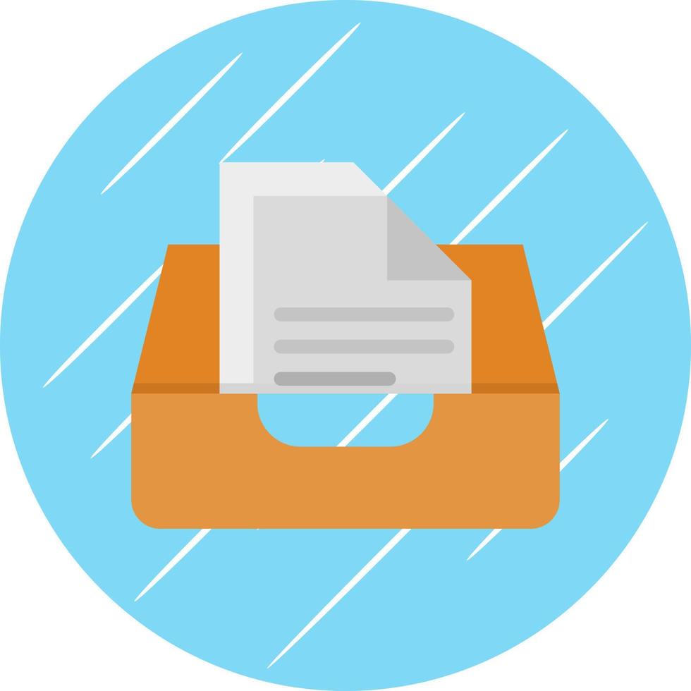 Documents Box Vector Icon Design