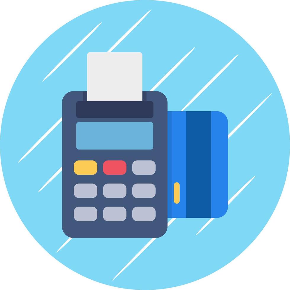 Pos Terminal Vector Icon Design