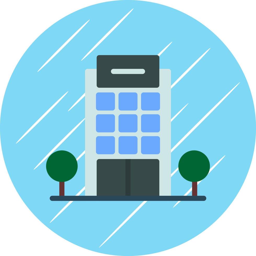 Office Building Vector Icon Design