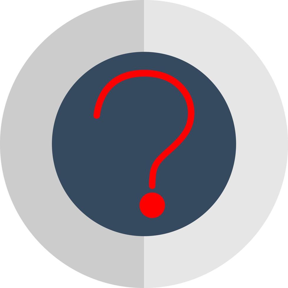 Question Circle Vector Icon Design