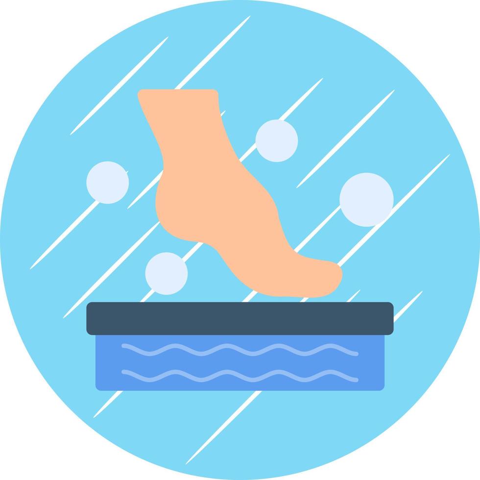 Foot Spa Vector Icon Design