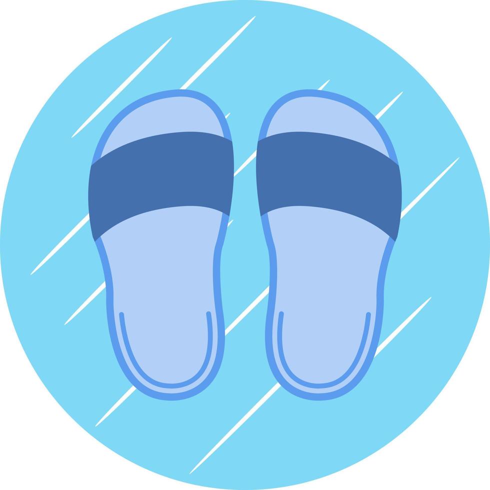 Slippers Vector Icon Design