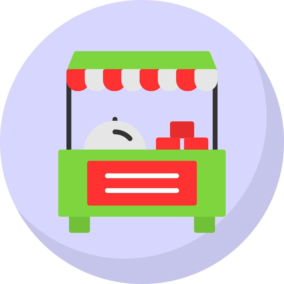 Food Stand Vector Icon Design