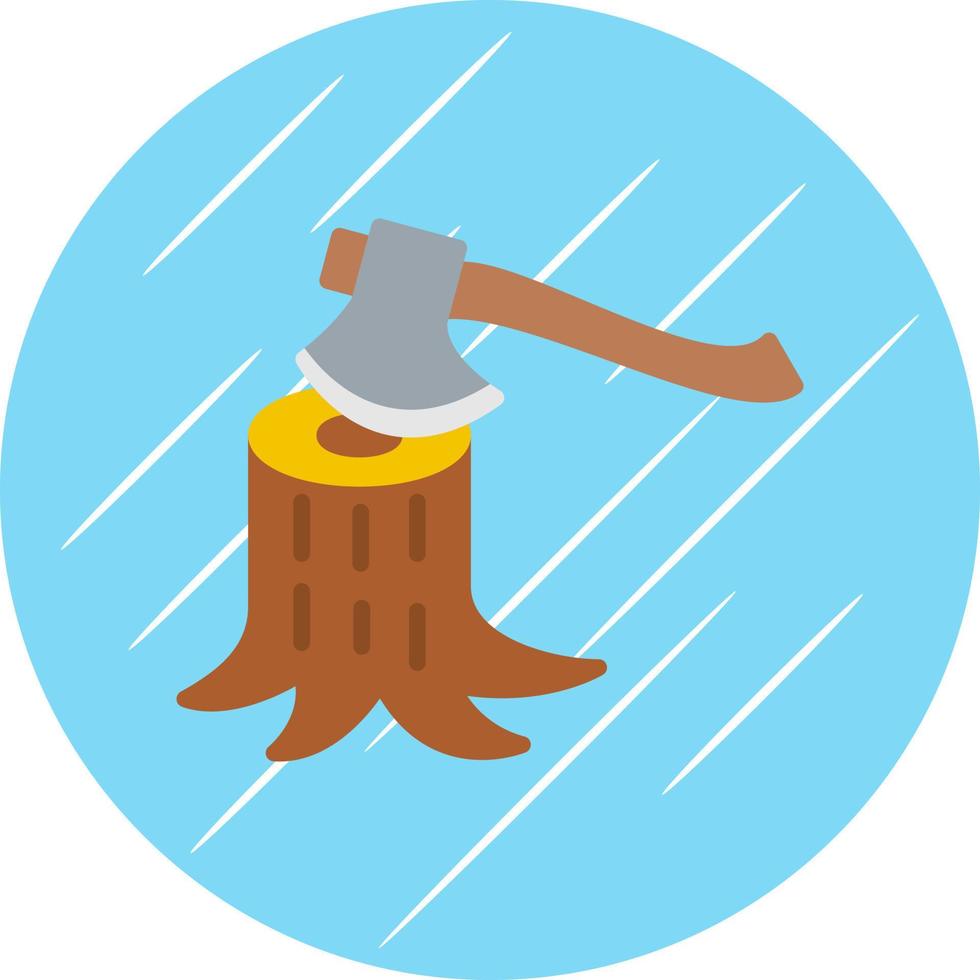 Deforestation Vector Icon Design
