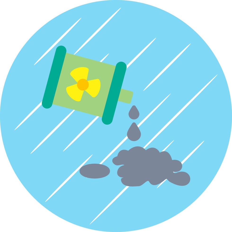 Chemical Spill Vector Icon Design