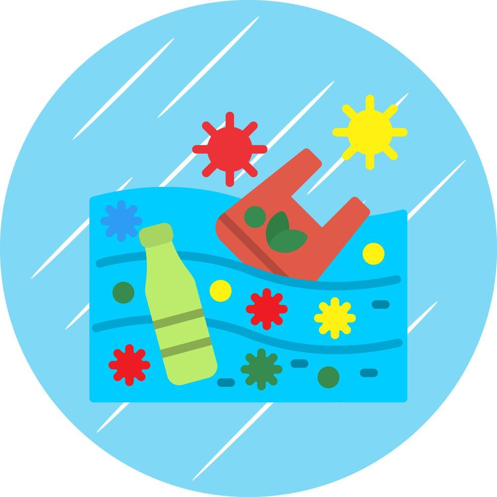 Ocean Waste Vector Icon Design