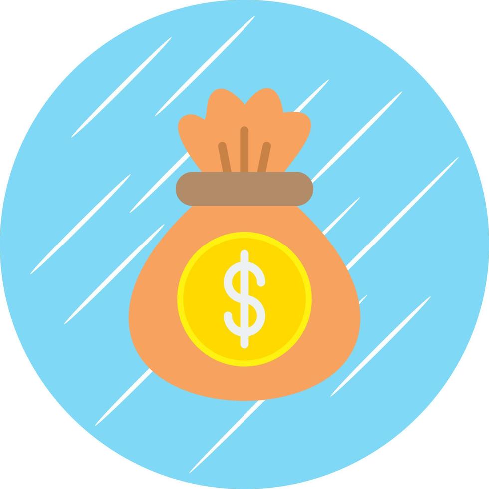 Money Bag Vector Icon Design