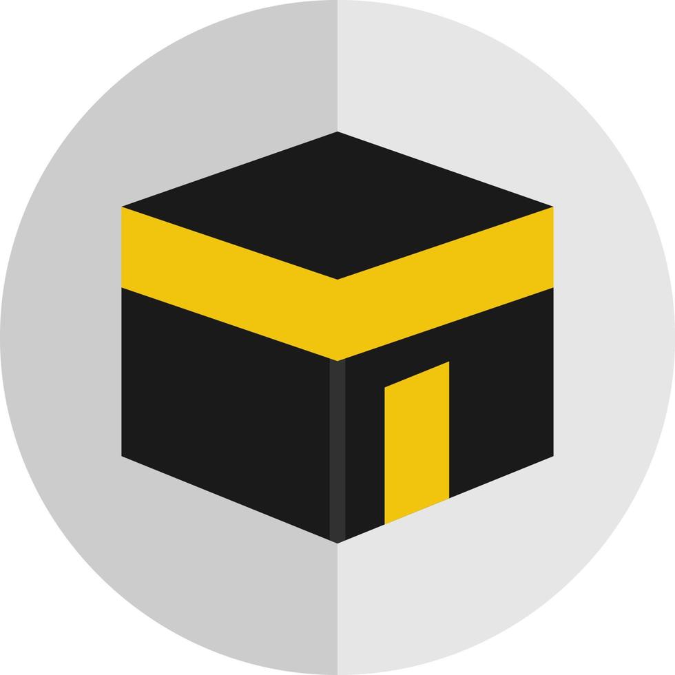 Kaaba Vector Icon Design