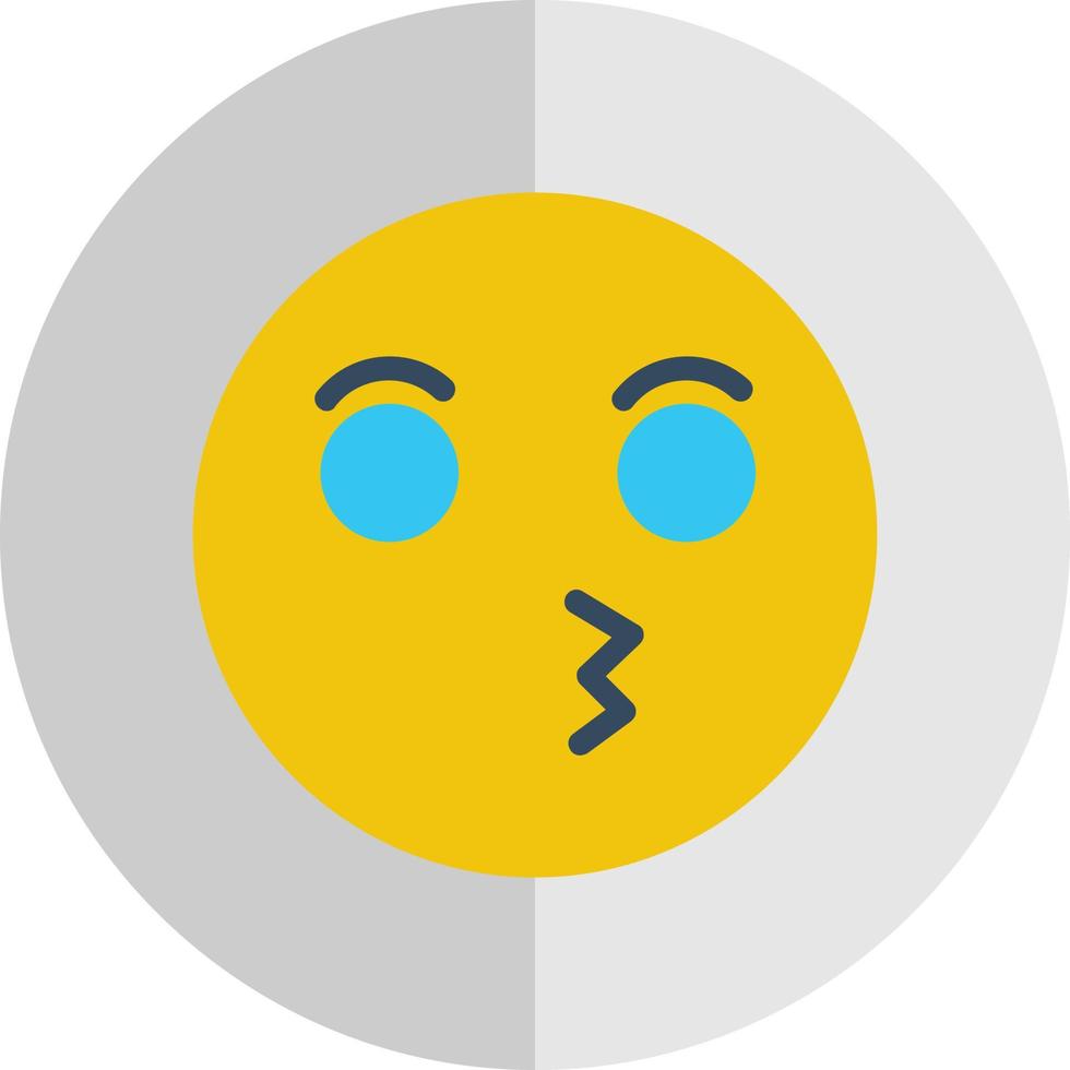 Kiss Vector Icon Design