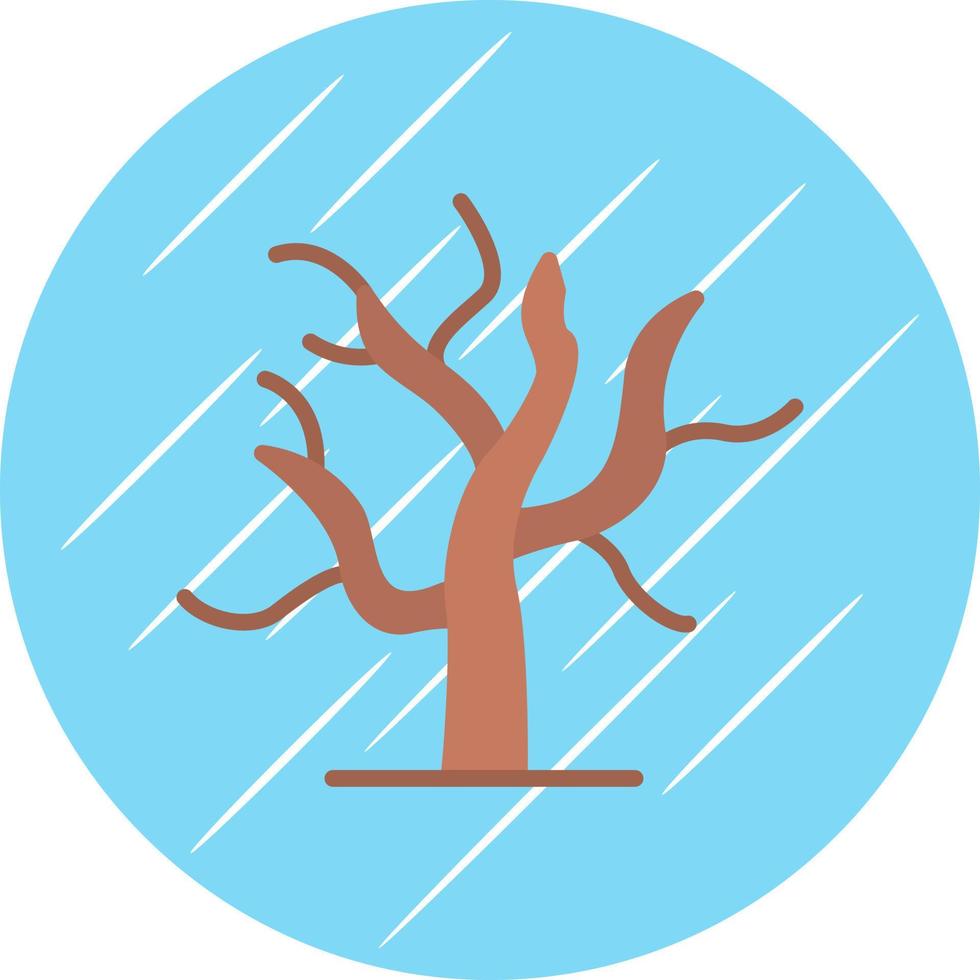 Dry Tree Vector Icon Design