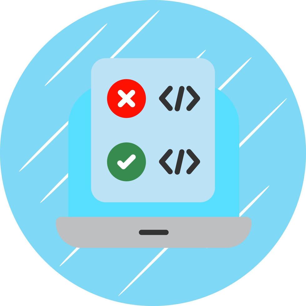 Code Correction Vector Icon Design