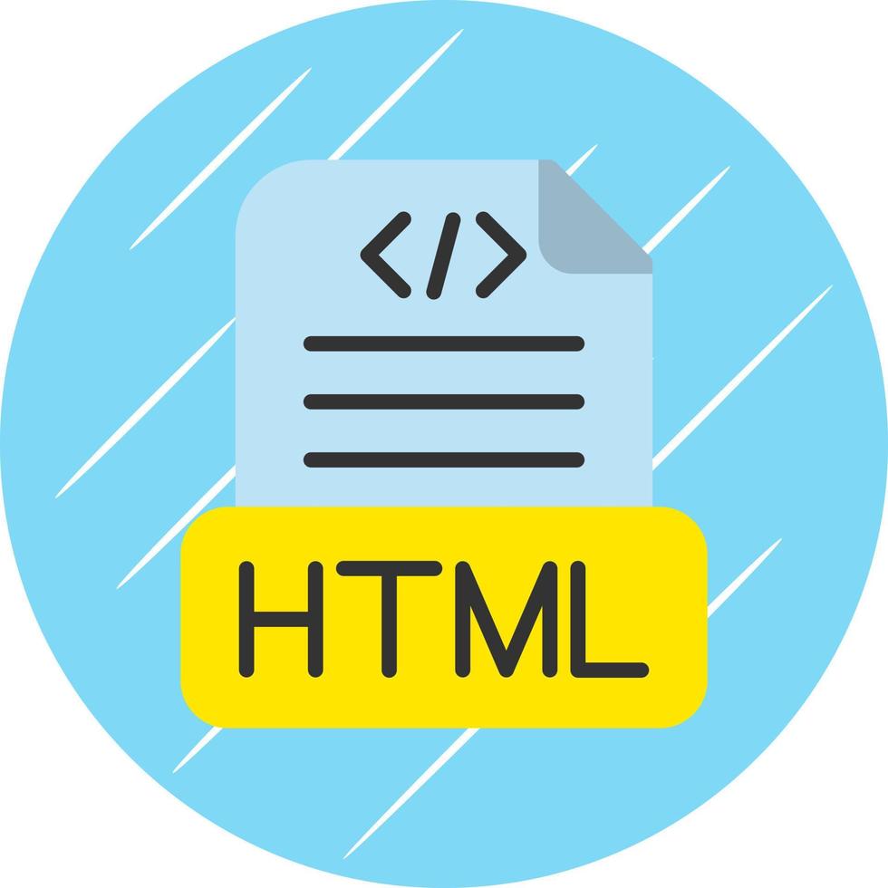 Html File Vector Icon Design