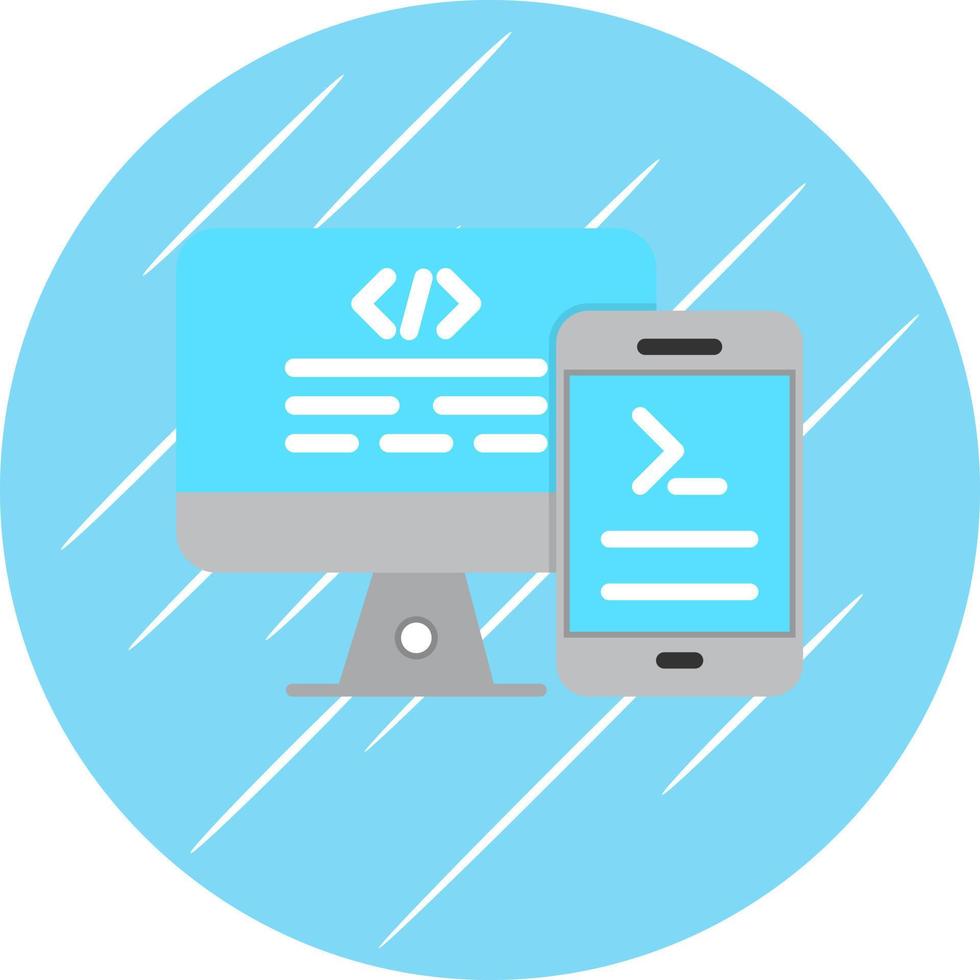 Code Terminal Vector Icon Design