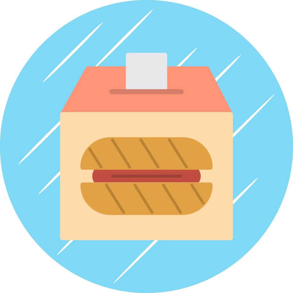 Bread Donation Vector Icon Design
