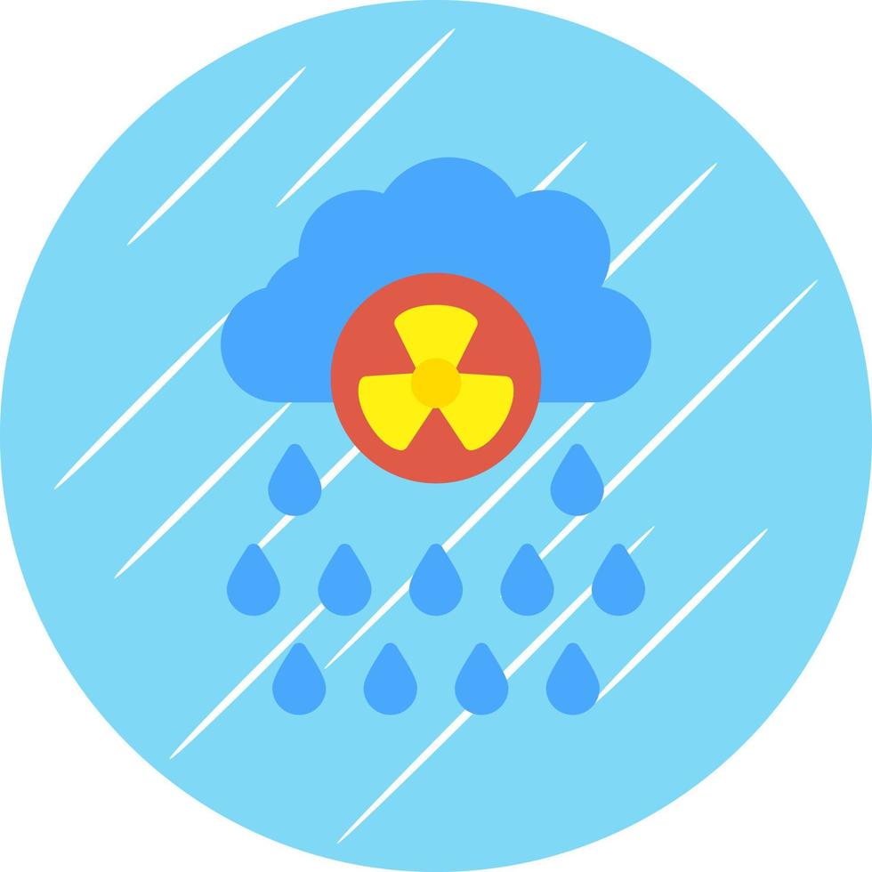 diseño de icono de vector de lluvia ácida