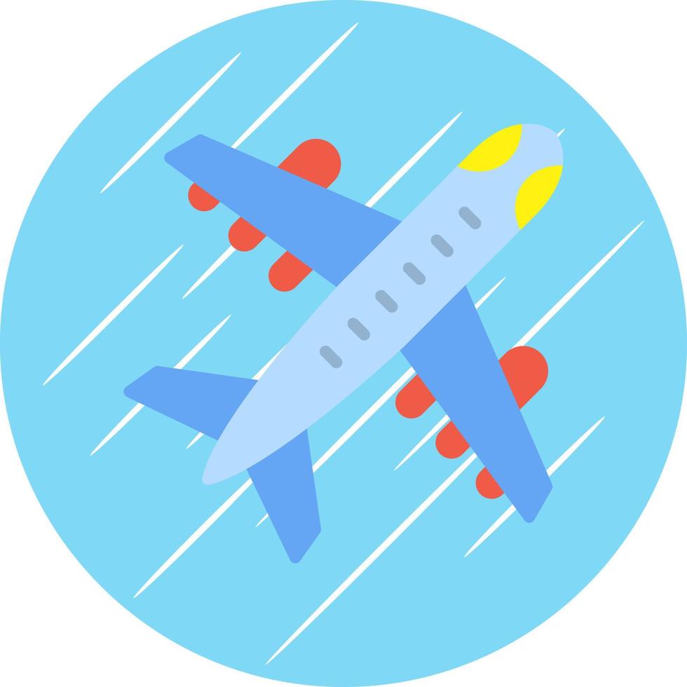 diseño de icono de vector de avión