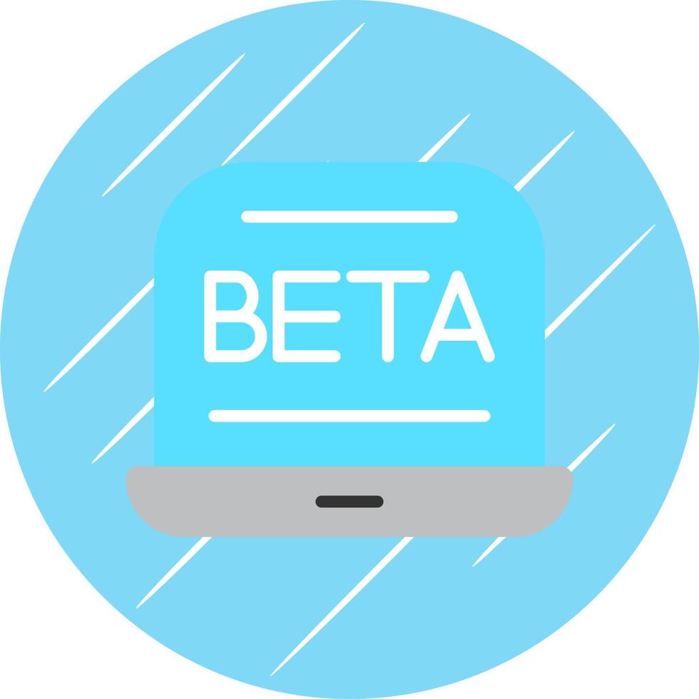 Beta Vector Icon Design