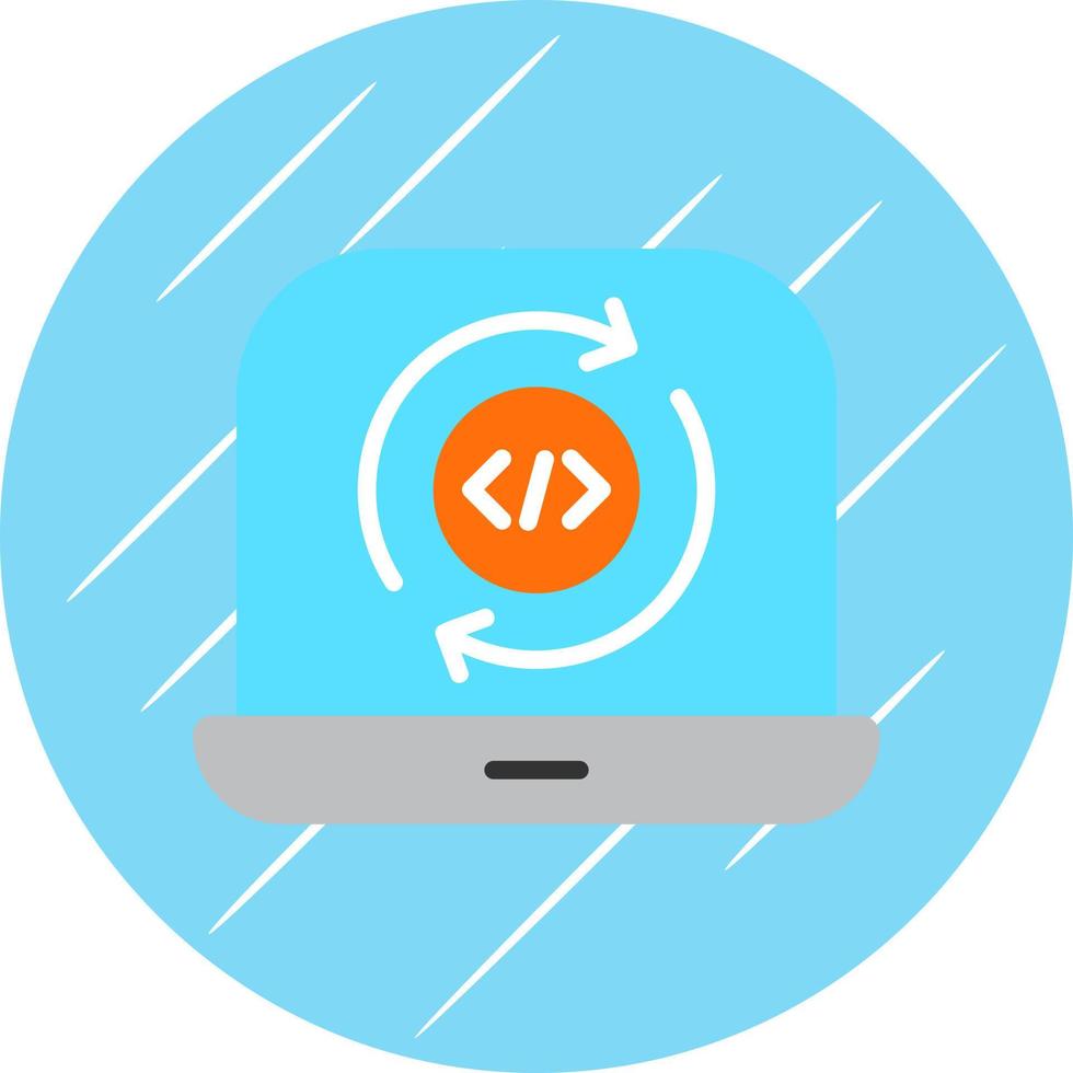 Programming Cycle Vector Icon Design