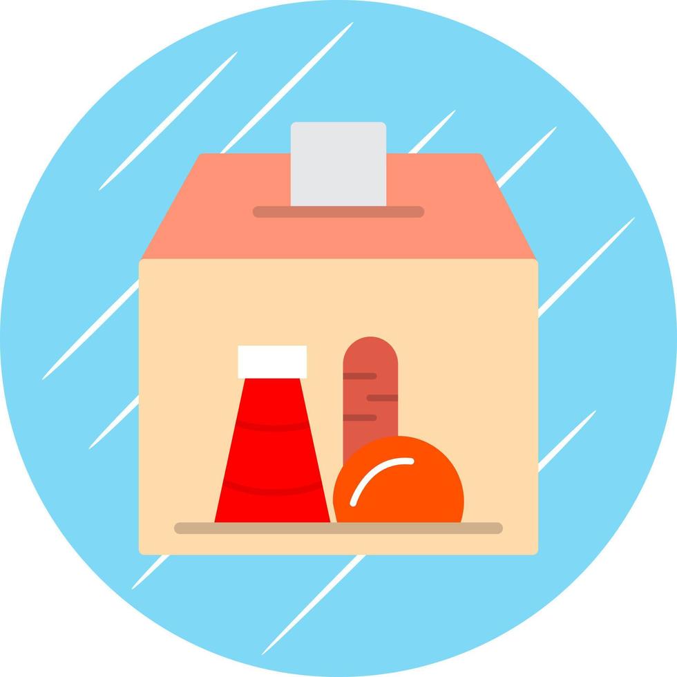 Food Donation Vector Icon Design