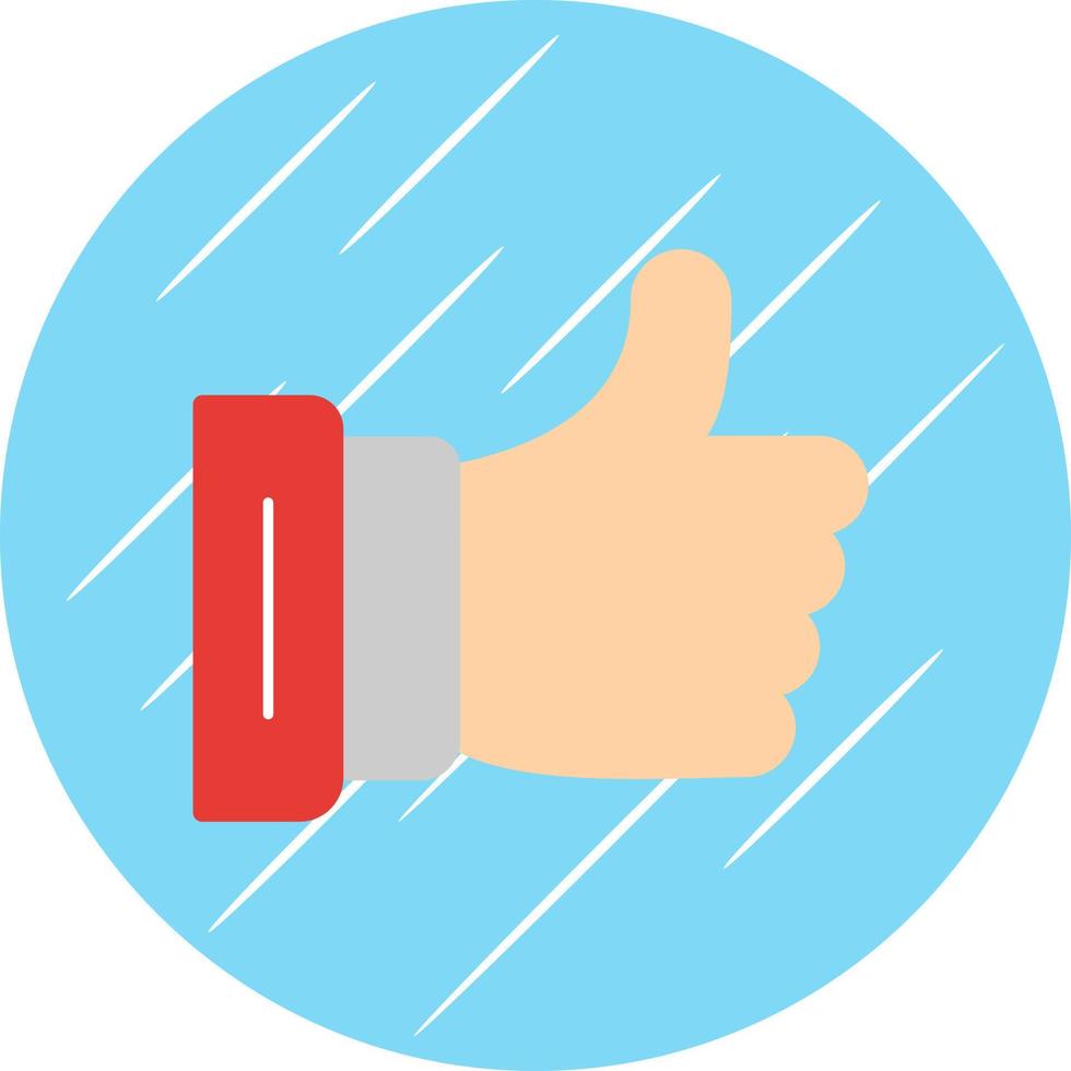 Thumbs Up Vector Icon Design